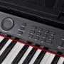vidaXL Дигитално пиано с 88 клавиша и педали, борд от черен меламин, снимка 4