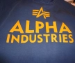 Alpha Industries мъжки син суичър с качулка размер S , снимка 13