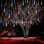 LED коледни висулки „Падащ сняг“ – RGB, снимка 1 - Други - 36273017