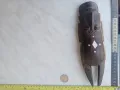 Кост, абанос, Африка, тотем, глава, бюст, дърворезба, фигурка

, снимка 5