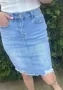 Дамска дънкова пола , снимка 2