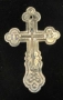Руски сребърен кръст сребро проба 84 с емайл., снимка 1