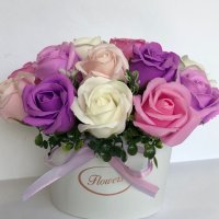 Букет със сапунени рози, снимка 17 - Подаръци за жени - 33178203