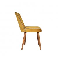 Трапезен стол, Giallo, Жълт, снимка 2 - Столове - 39334143