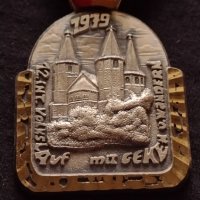 Стар рядък медал Германия за колекция декорация - А 879, снимка 3 - Антикварни и старинни предмети - 34608130