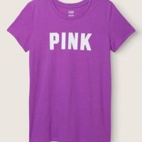 Victoria's secret pink дамска тениска S размер, снимка 3 - Тениски - 41782547