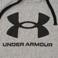 Under Armour UA Hoodie оригинално горнище L спортен суичър памук, снимка 4 - Спортни дрехи, екипи - 41873441