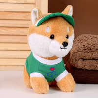 Детска Плюшена Играчка Кученце с Шапка и риза , 30 см, снимка 4 - Плюшени играчки - 44803030