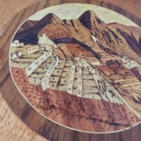 Дървено пано дърворезба декоративна чиния за стена, снимка 9 - Пана - 41103577