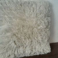 Възглавница с пухкава козина, квадратна форма, за хол, спалня, естествен цвят, 40x40 см, снимка 5 - Възглавници - 39150942