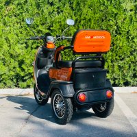  Електрическа Tриместна Tриколка X2 1500W - ORANGE , снимка 9 - Мотоциклети и мототехника - 42278238