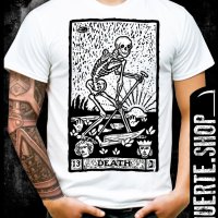 Тениска с щампа DEATH TARO CARD, снимка 1 - Тениски - 42664724