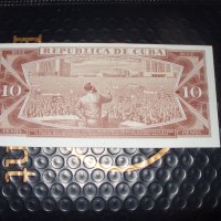 Куба 10 песос 1969 г SPECIMEN, снимка 2 - Нумизматика и бонистика - 21888299