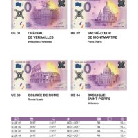 Каталог на сувенирни банкноти - 0 евро, снимка 3 - Нумизматика и бонистика - 40889791