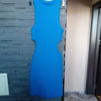 Синя рокля Zara , снимка 3 - Рокли - 42458888