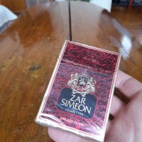 Стара кутия от цигари Zar Simeon, снимка 1 - Колекции - 42204148