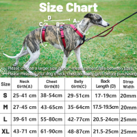 Paworld Escape регулируем нагръдник за големи кучета (розово червено, зелено сиво XL), снимка 6 - Печки, фурни - 44913155