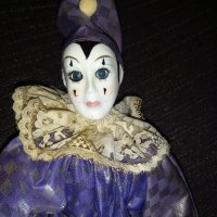Кукла керамична мим, снимка 2 - Кукли - 34477584