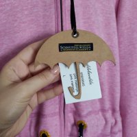 Schmuddelwedda - нов дълъг розов суичър raincoat, снимка 11 - Суичъри - 41984123