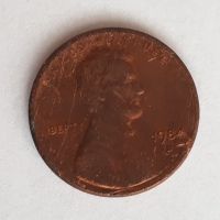 Монета 1 цент (САЩ), 1984, снимка 1 - Нумизматика и бонистика - 36076666