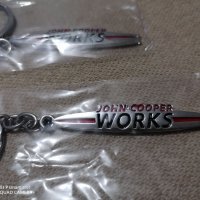 Качествен релефен метален ключодържател Мини купър Джон Уоркс Jhon Cooper Works, снимка 1 - Аксесоари и консумативи - 34433179