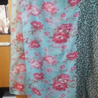 Дамски фиеричен шал, памук, снимка 1 - Шалове - 42204153