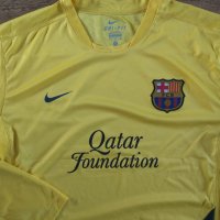 nike Barcelona FC Barca FCB Spain nike 2011/12 men's - страхотна мъжка блуза КАТО НОВА ХЛ, снимка 1 - Блузи - 40423142