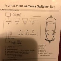 Front & Rear CAR camera switch box, снимка 1 - Аксесоари и консумативи - 38912875