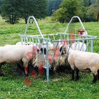 Хранилка за кръгли бали за овце и кози - H4 EKO, снимка 6 - За селскостопански - 34655746