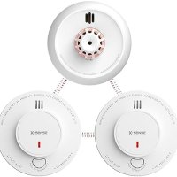 Нов комплект Безжични взаимосвързани аларми за дим и топлина Дом , снимка 1 - Други стоки за дома - 42364712