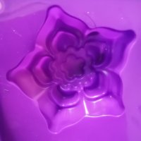  Звезда голямо цвете на пластове дълбок силиконов молд форма кексче мъфин гипс шоколад сапун свещ, снимка 2 - Форми - 42576687