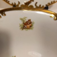 порцеланови чинии с позлата Ромео и Жулиета полски порцелан Wawel, снимка 7 - Чинии - 44464705
