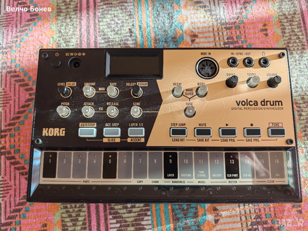 Korg Volca Drum компактен и мощен дигитален дръм синтезатор, снимка 1