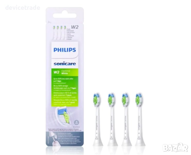Резерви за електрическа четка за зъби Philips Sonicare W Optimal White HX6 Optimal (HX6064/HX6068)), снимка 1