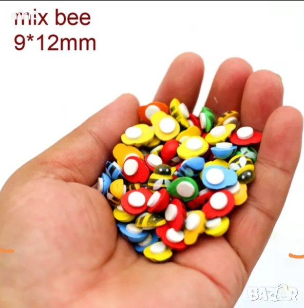 Мини калинка калинки дървени самозалепващи за декорация сувенир подарък подаръчета, снимка 1