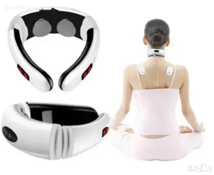 Електромагнитен Масажор за Врат (Neck Massager) – Облекчава Болката и Напрежението, снимка 1