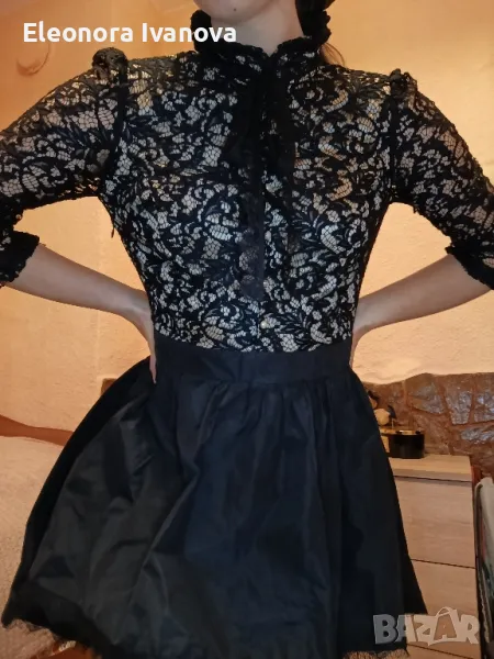 Официална дантелена рокля, снимка 1