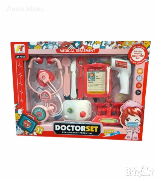 Детски лекарски комплект доктор със слушалки и аксесоари , снимка 1