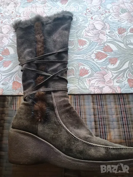 Зимни ботуши на платформа , снимка 1