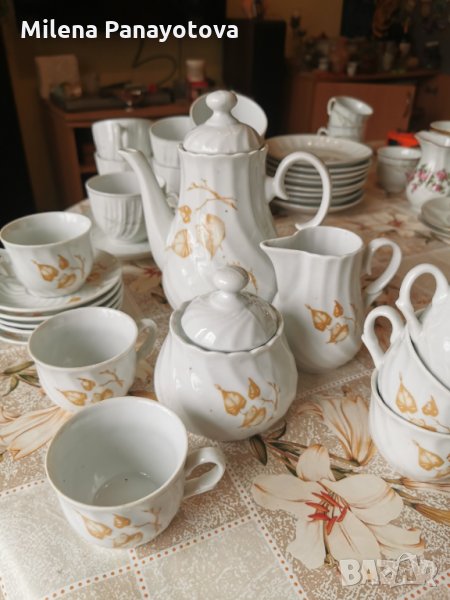 Сервиз за кафе с 5 чаши, снимка 1