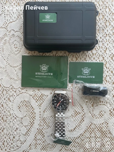 Чисто нов автоматичен часовник STEELDIVE SD1963 42MM, снимка 1