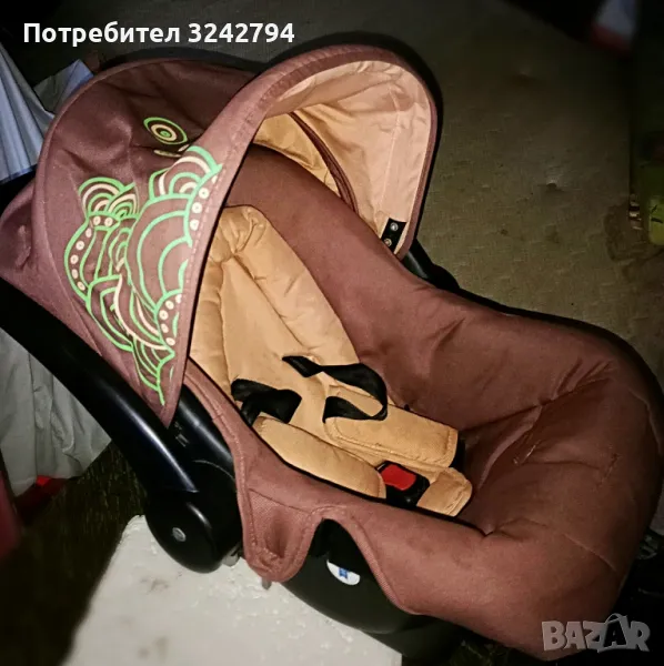 Седалка за бебе кош за бебе за кола, снимка 1