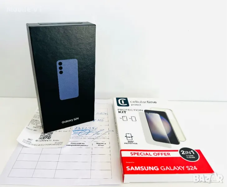 НОВ! Samsung Galaxy S24 5G 128GB Violet 2г.Гаранция!, снимка 1