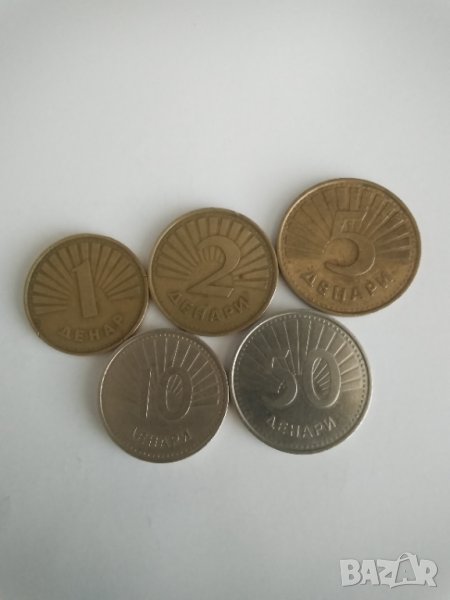 Лот1,2,5,10 и50 денари С.македония, снимка 1