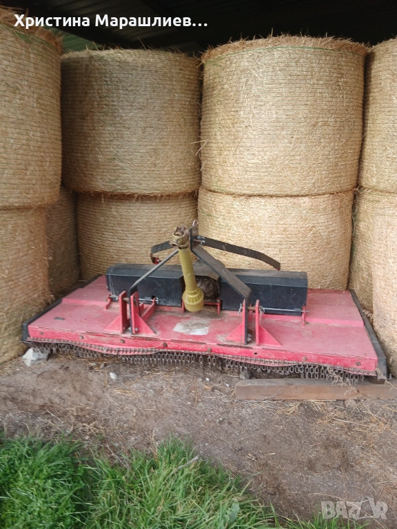  Продава мулчер с синджири има и ножове, работна ширина 2.4 метра. Здрав и  надежден ., снимка 1