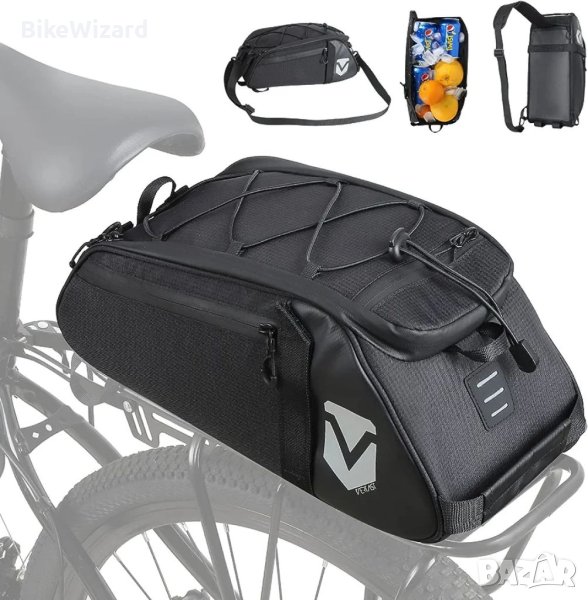 VERTAST Велосипедна чанта за багажник Водоустойчива НОВА заводски дефект, снимка 1