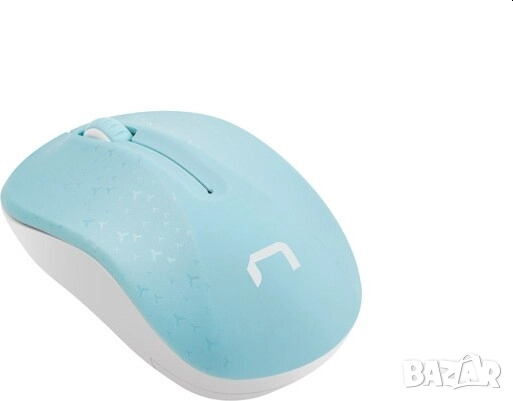Мишка Natec Mouse Toucan Wireless 1600 DPI Optical Blue-White, снимка 1