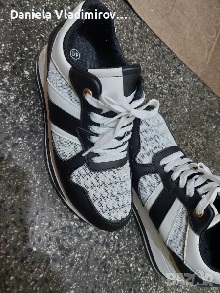 Дамски маратонки с платформа , снимка 1