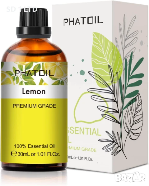 Етерично масло лимон PHATOIL Lemon 100мл аромати ароматерапия за Дифузери козметика сапуни, снимка 1