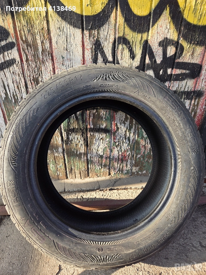 Продавам зимни гуми 225/55/17 101V четири броя., снимка 1